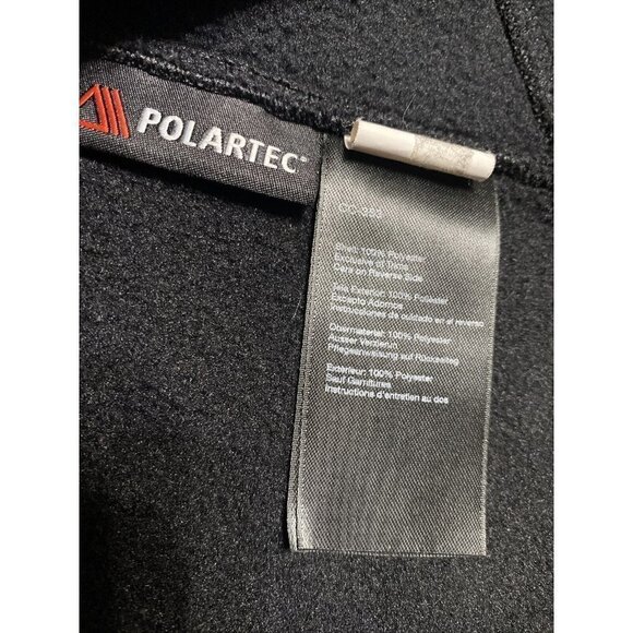 MARMOT windstopper jacket women's size medium black fleece full zip pockets A35 - Picture 8 of 8